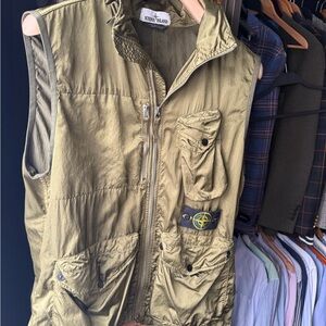 Stone Island Men's Khaki Vest